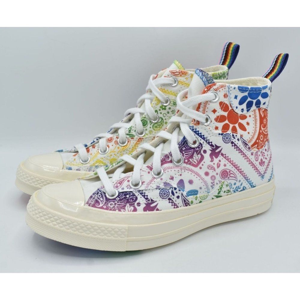 Converse Womens Size 7.5‎ Chuck 70 Hi Top Unity Pride Sneakers Shoes